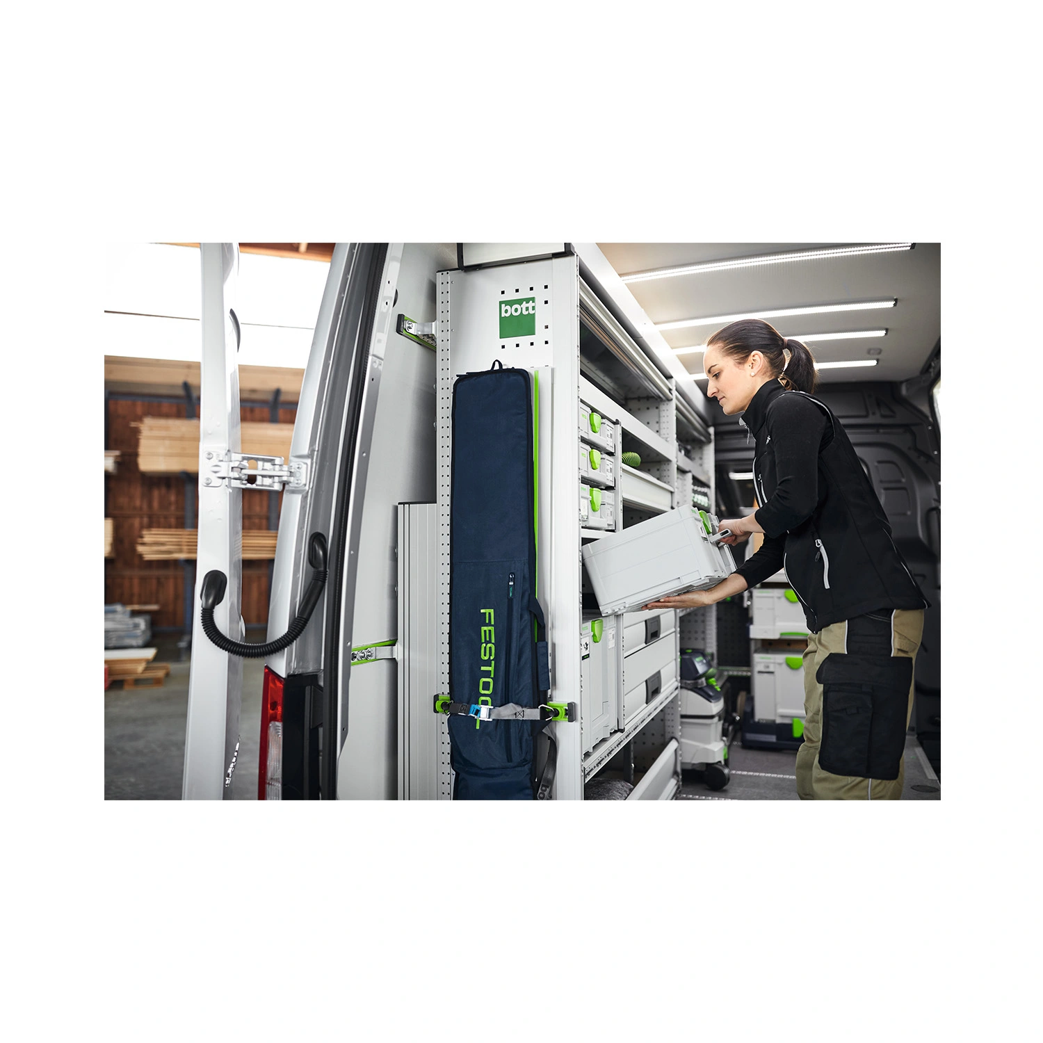 Festool SYS-STF-80x133/D125/Delta Systainer³ - 6 vakken