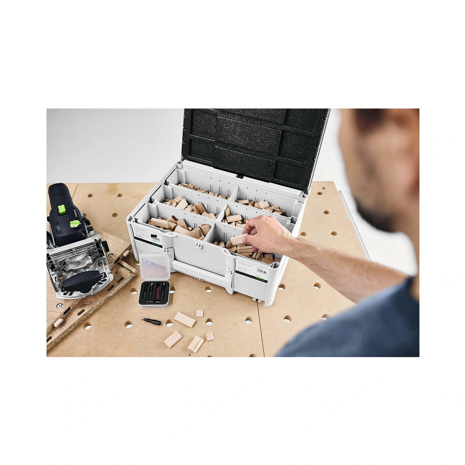 Festool DS 4/5/6/8/10 1060 BU DOMINO-stenen beuken assortiment in systainer