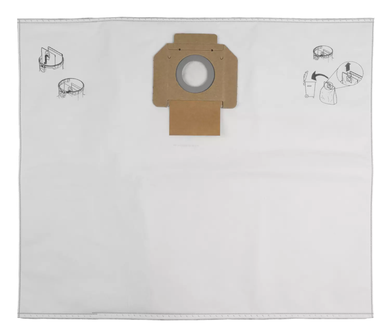 5 sacs poussière Makita P-84078 - Pour VC3012L / M-image