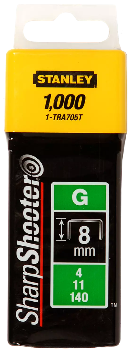Stanley 1TRA709T - Agrafes 14mm Type G - 1000 Pieces-image