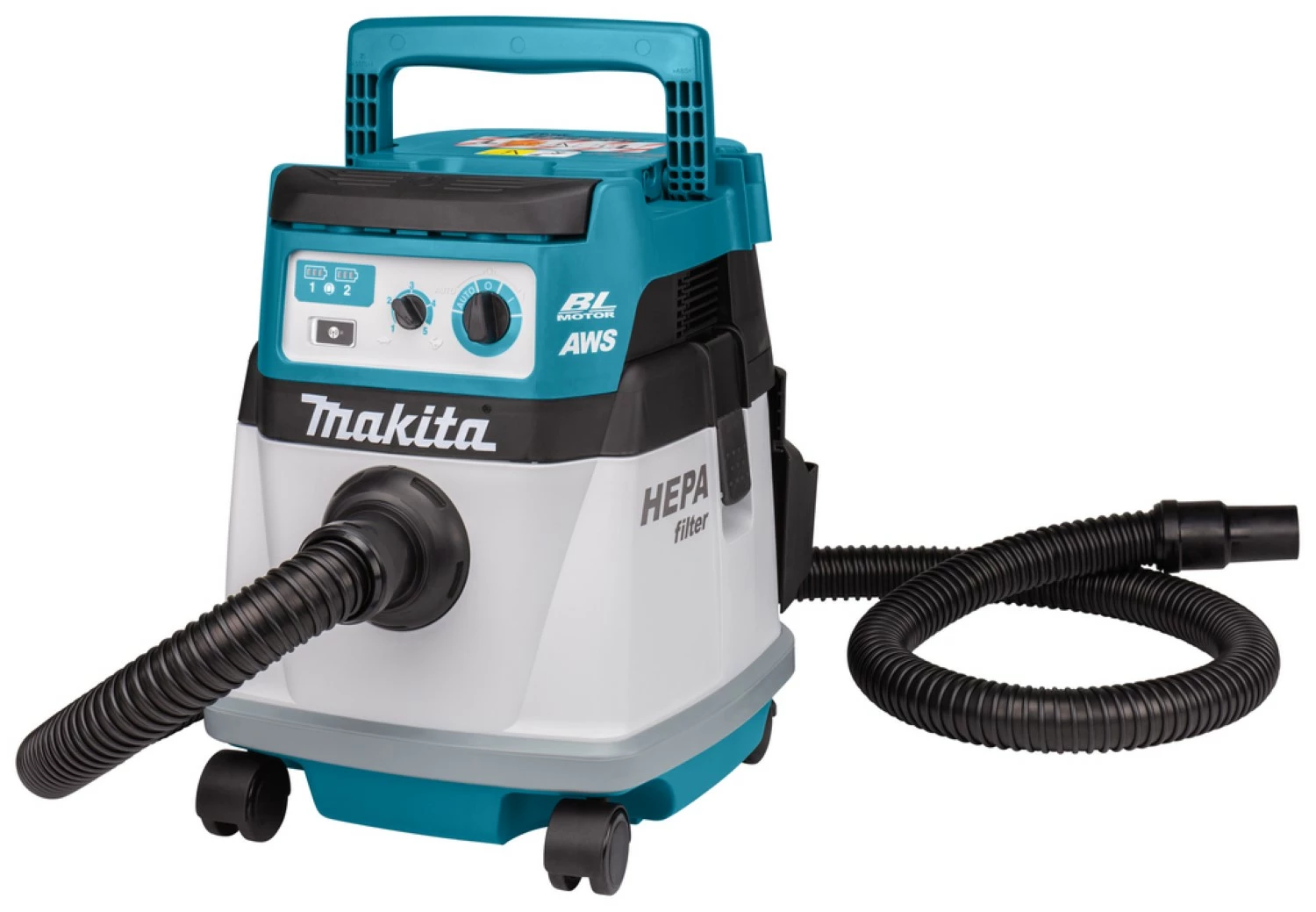 Makita DLX2380UX1 2x18V Li-Ion accu combiset voor afkorten en stofzuigen - 305mm - koolborstelloos-image