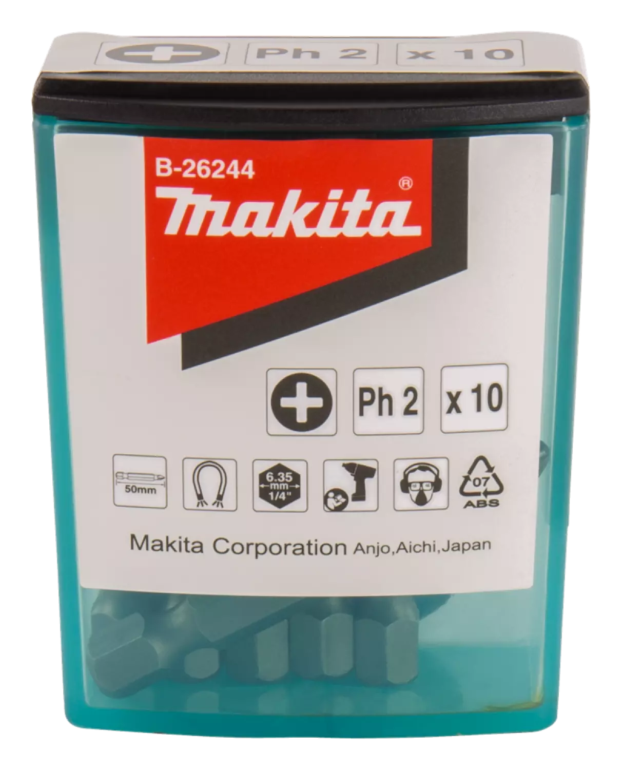 Makita B-26244 Embout de vis Ph2 x 50 mm 10 pièces-image