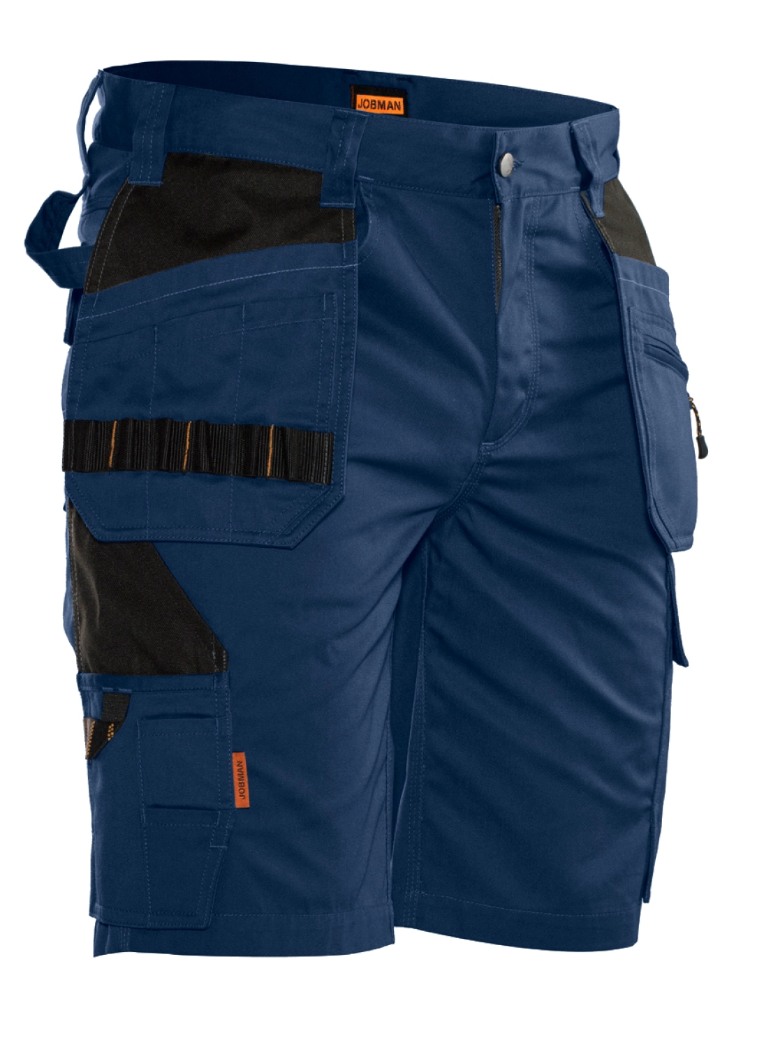 Jobman 2722 Werkbroek kort Holsterpocket - Maat 52 - Blauw / Zwart-image