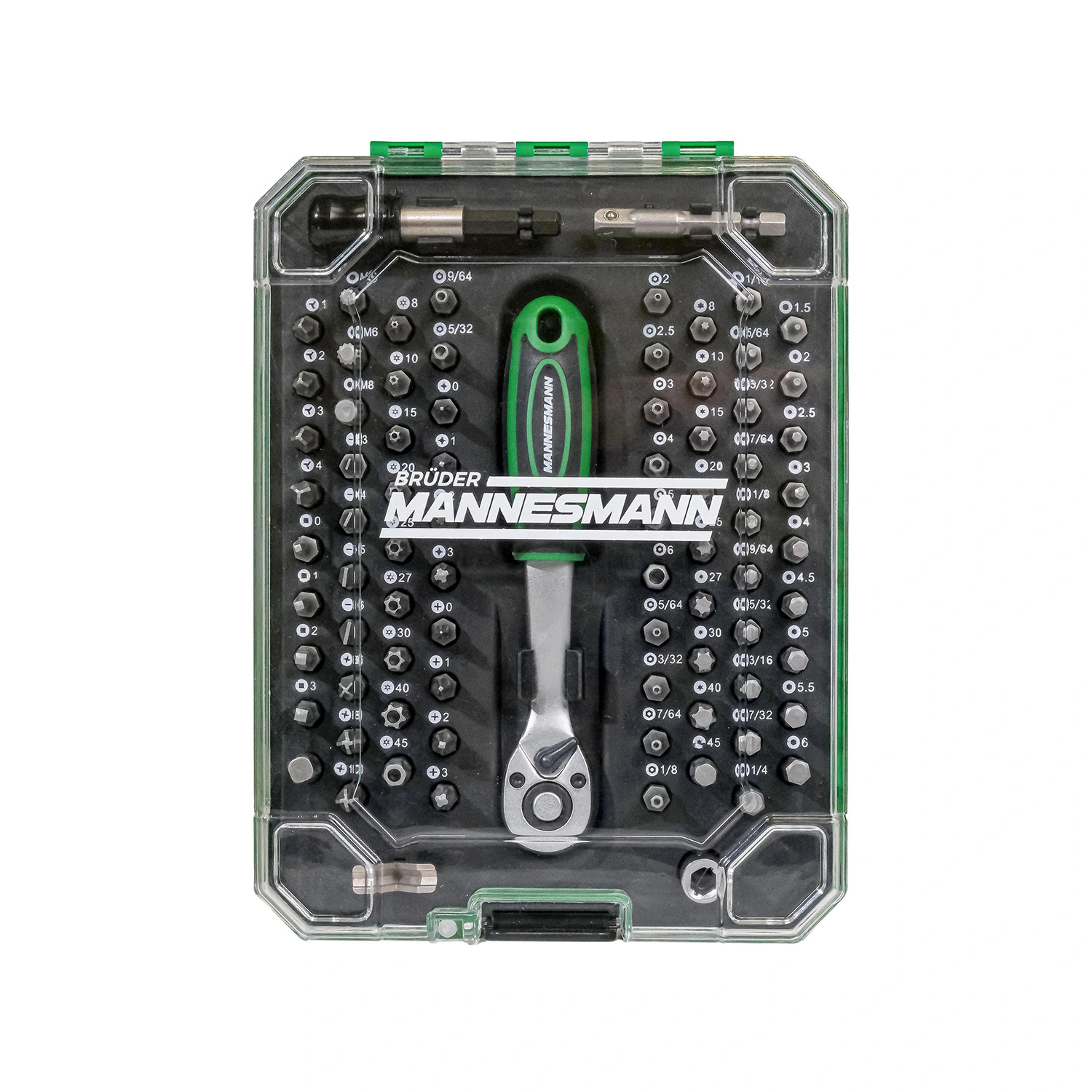 Brüder Mannesmann M29715 81-delige Ratel en bitset - 1/4"