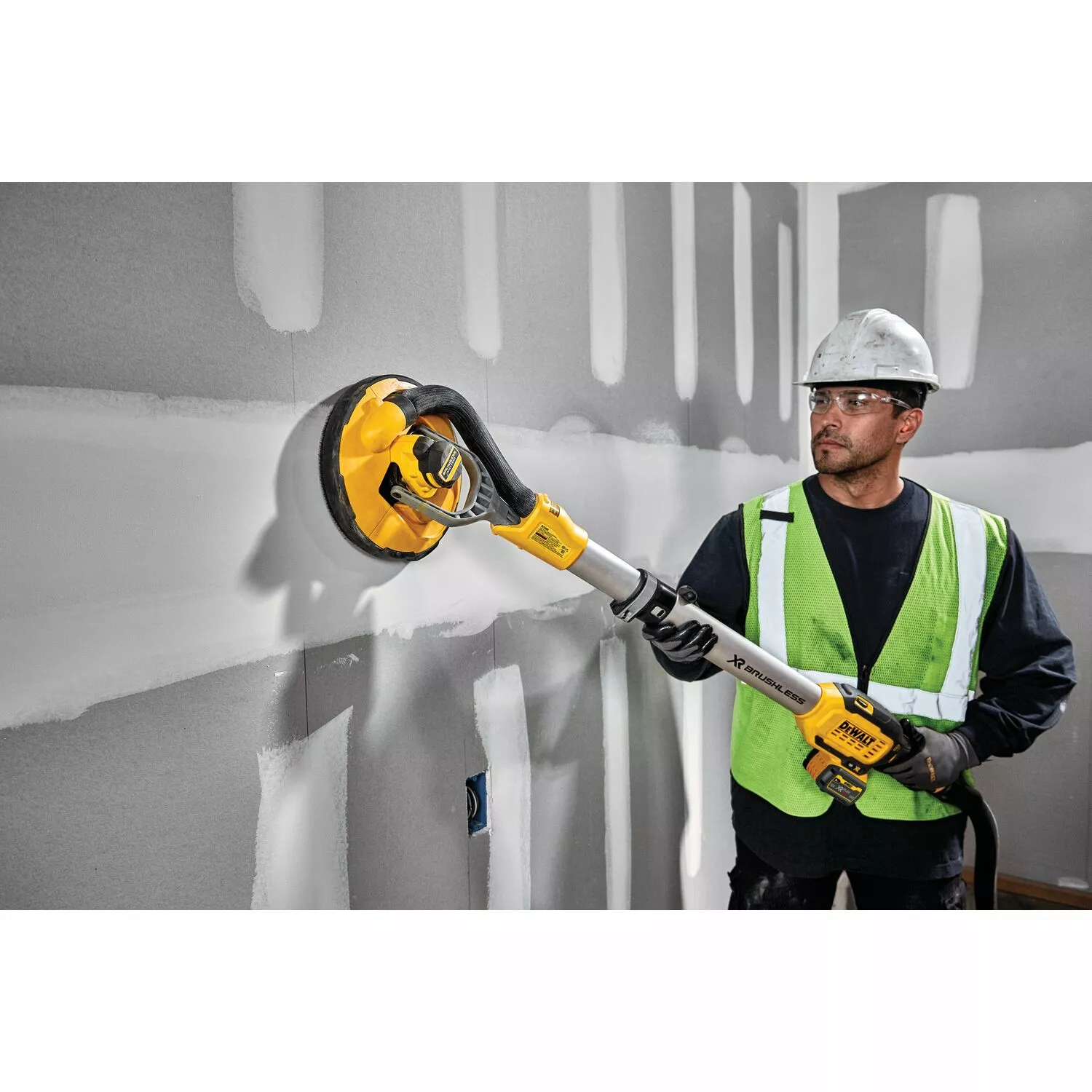 DeWALT DCE800T2-QW 54V Li-ion XR FlexVolt accu langnek schuurmachine set (2x 6.0Ah)-image