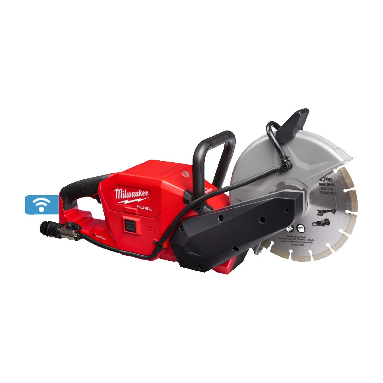 Milwaukee M18 FCOS230-121 Kit de tronçonneuse sans fil 18 V Li-ion (1 batterie 12,0 Ah) - 230 mm-image