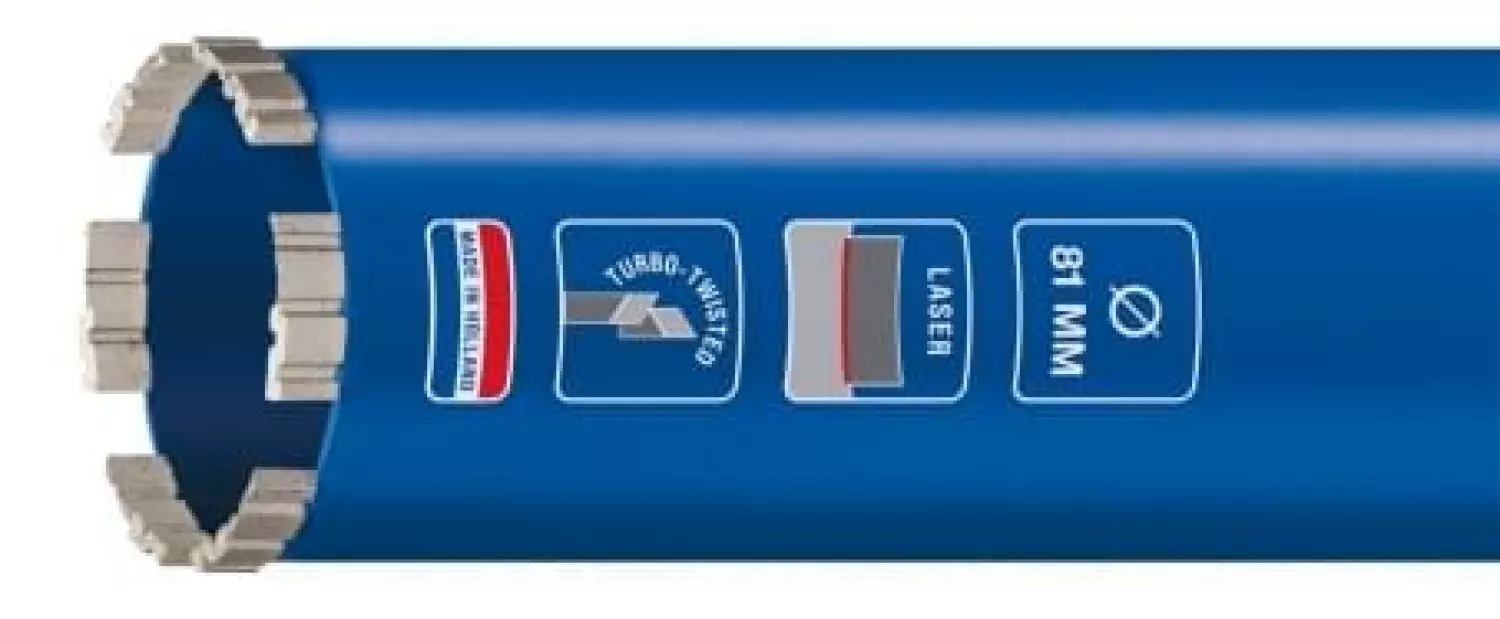 Carat EM06140050 Foret diamanté pour forage à eau - M30 - 61 x 400mm - Béton-image