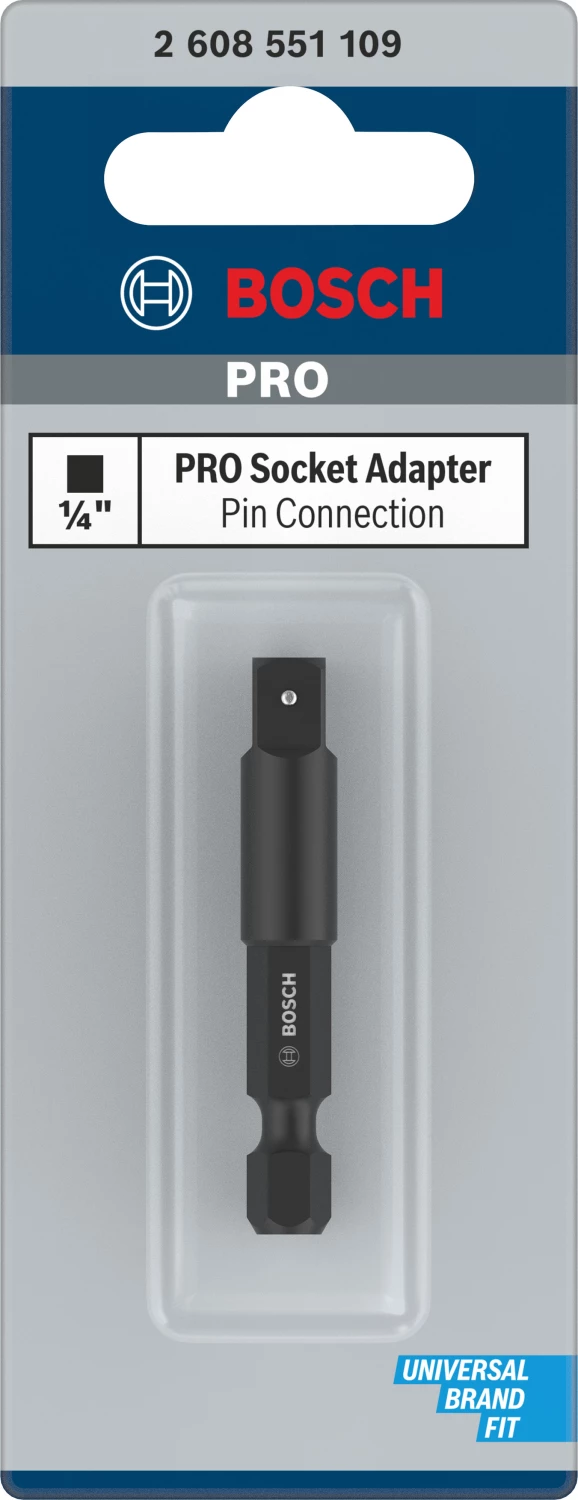 Bosch 2608551109 Impact Control adapter voor dopsleutels - 1/4", 50 mm-image