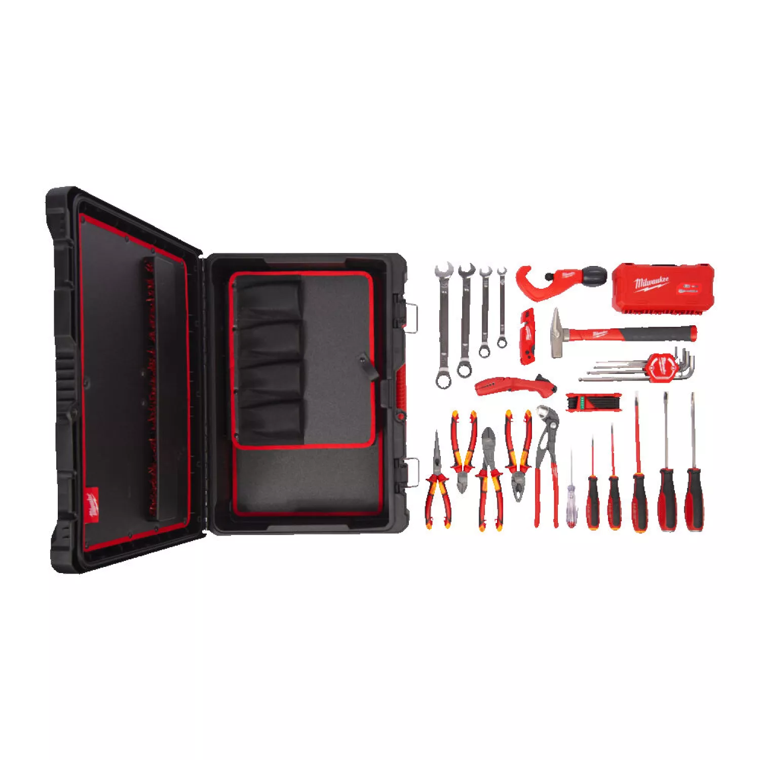 Milwaukee 4932499467 PACKOUT™ Gereedschapset in koffer - 73-delig - voor loodgieters-image