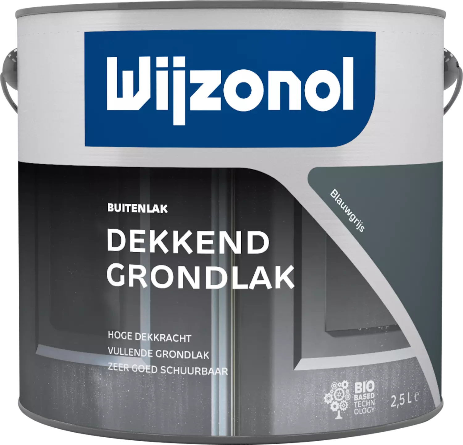 Wijzonol Dekkend Grondlak - Blauwgrijs T55 - 2,5L-image