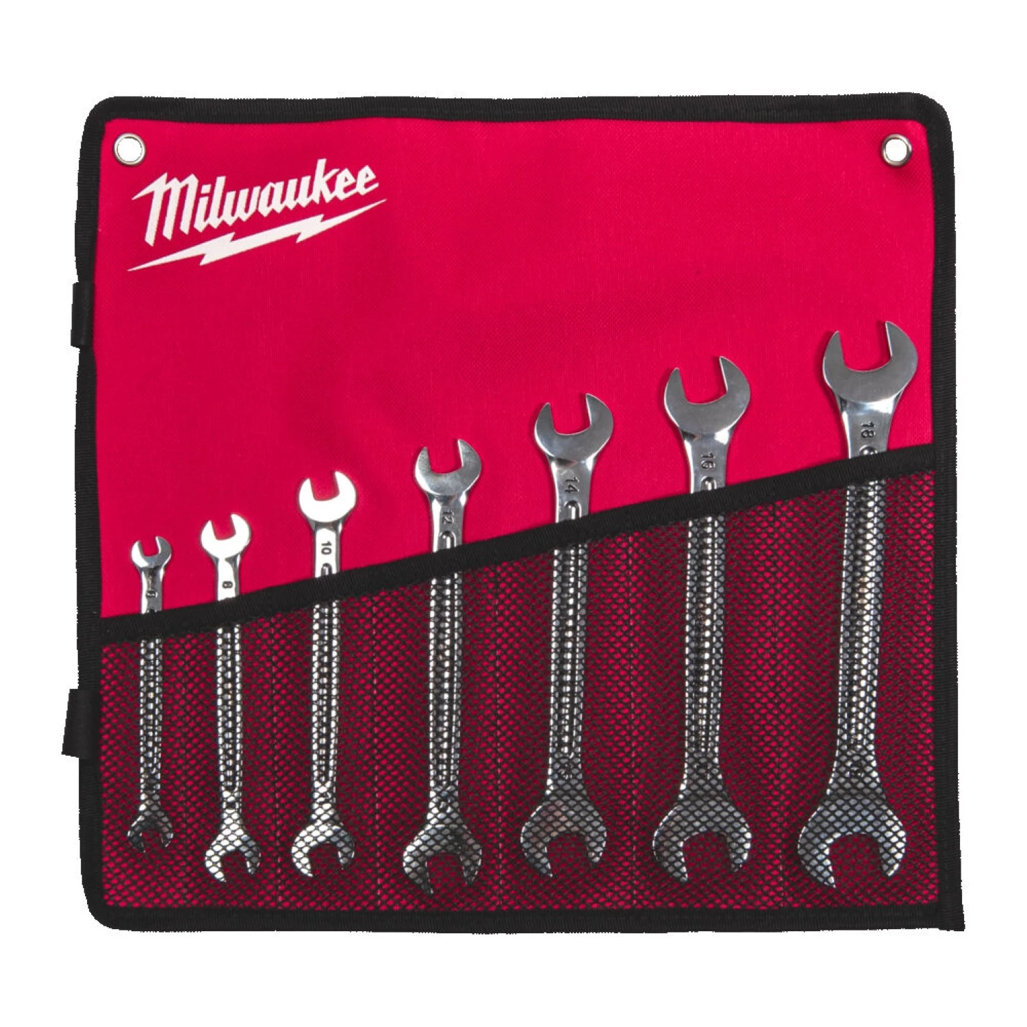 Milwaukee 4932492713 Jeu de clés 7 pièces en étui - 6-18mm-image