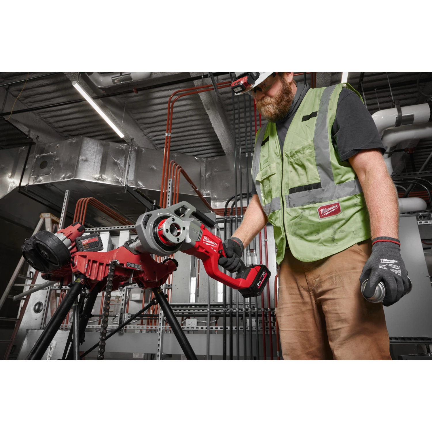 Milwaukee M18 FPT114-802CA Draadsnijder 1 1/4˝-image