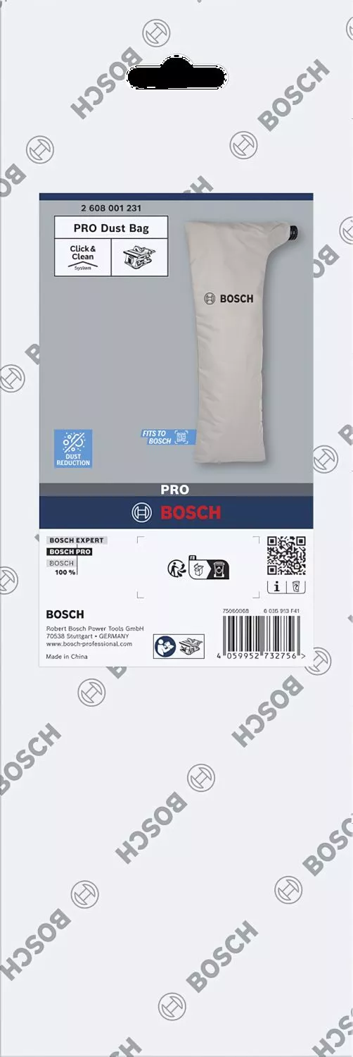 Bosch PRO 2608001231 Sac à poussière Click and Clean-image