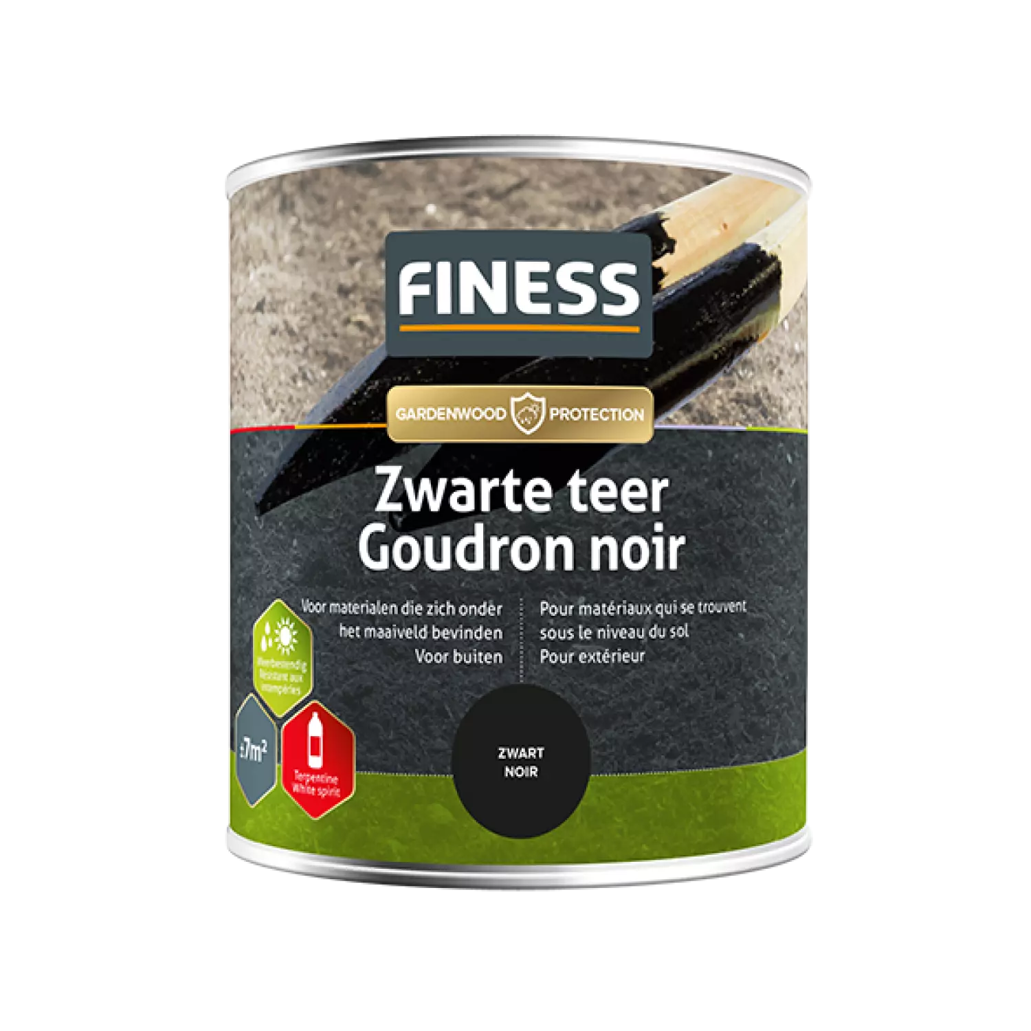 Finess Teer - Zwart - 750ml-image
