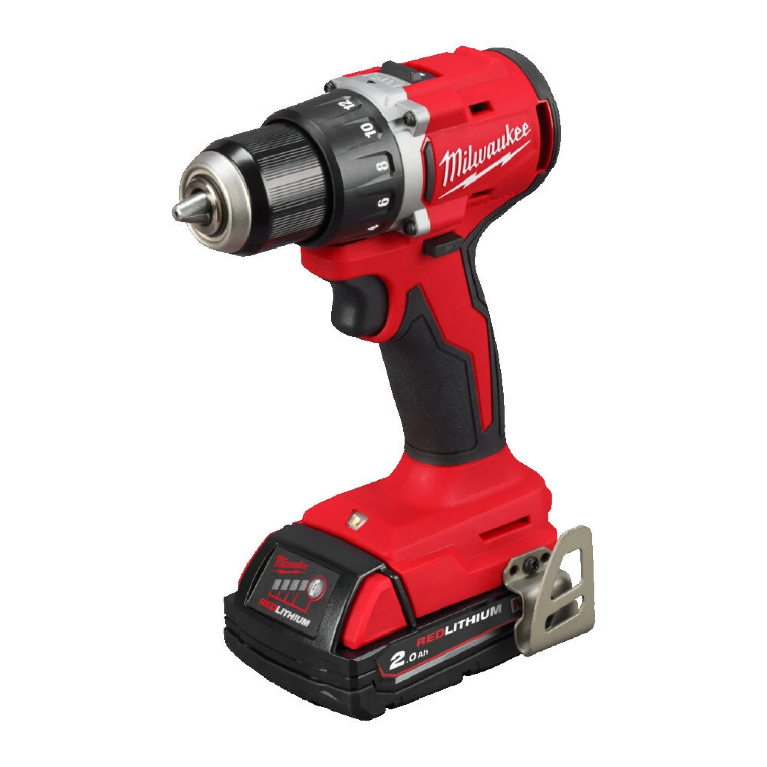 Milwaukee M18 BLDDRC-202C 18V Li-ion accu boor-/schroefmachine (2x 2.0Ah accu) in koffer-image