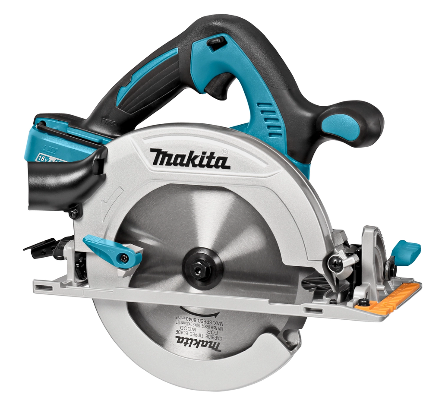 Makita DHS710RT2J Scie circulaire sans-fil - 36V Li-ion (2x 18V) - 2 batteries 5,0 ah - MAKPAC - 190 mm-image