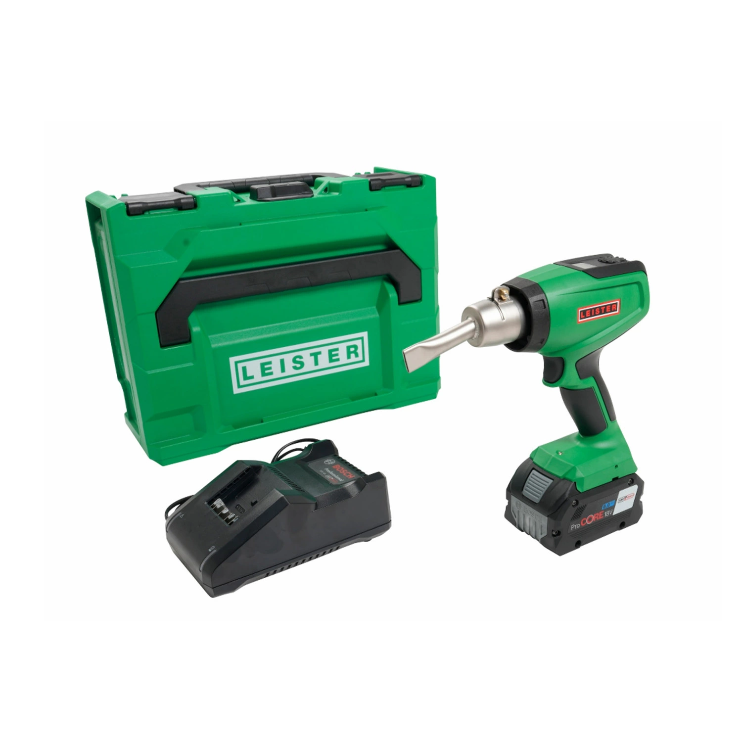 Leister Nexheat 300-A LP 18V accu heteluchtpistool set (1x 8.0 Ah) in koffer-image