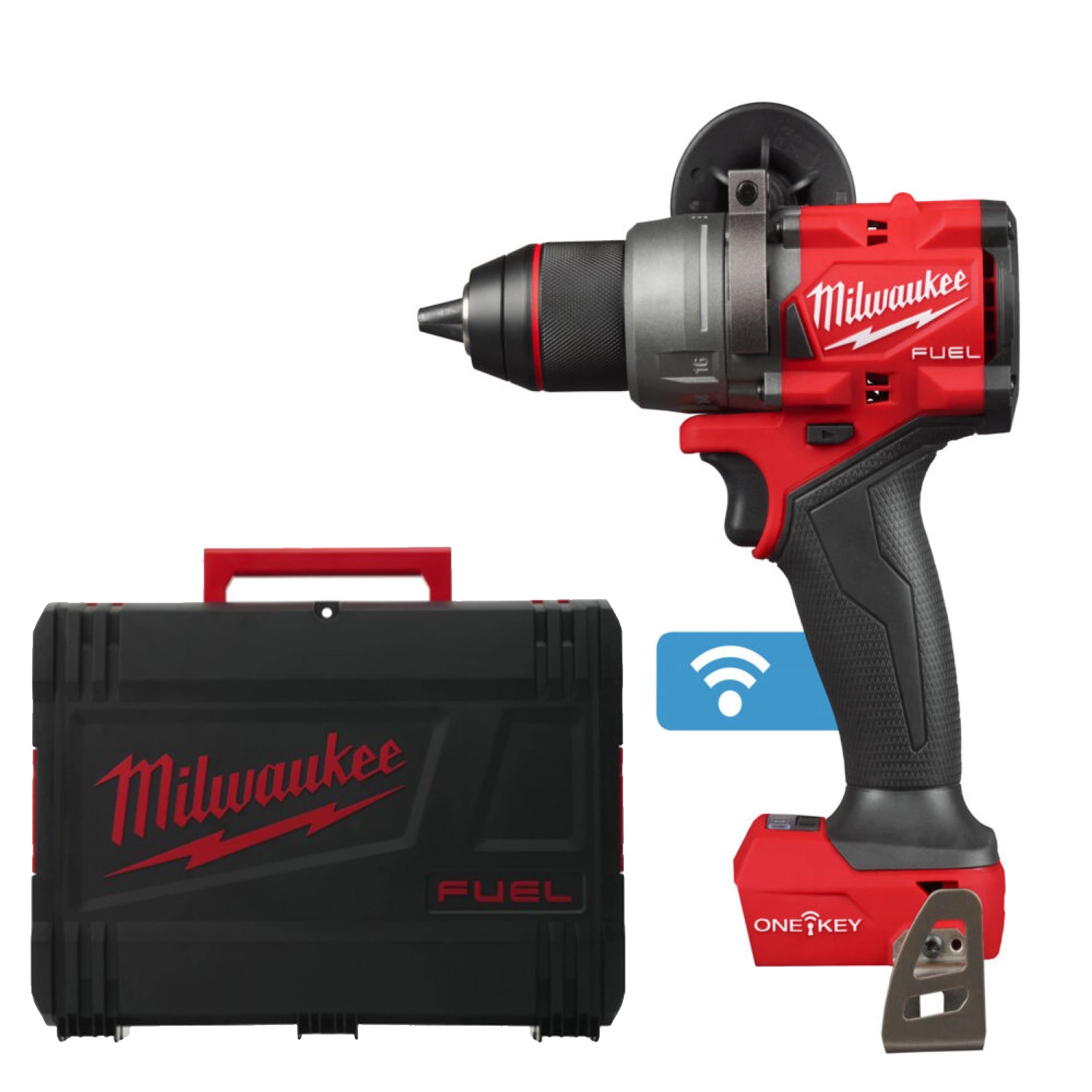 Milwaukee M18 ONEPD3-0X 18V Li-ion accu klopboormachine in HD Box-image