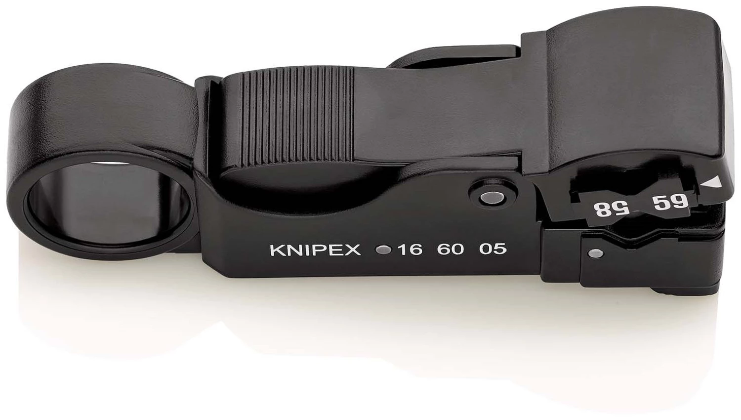 Knipex 16 60 05 SB Kabelstripper voor Coax-kabel - 105mm-image