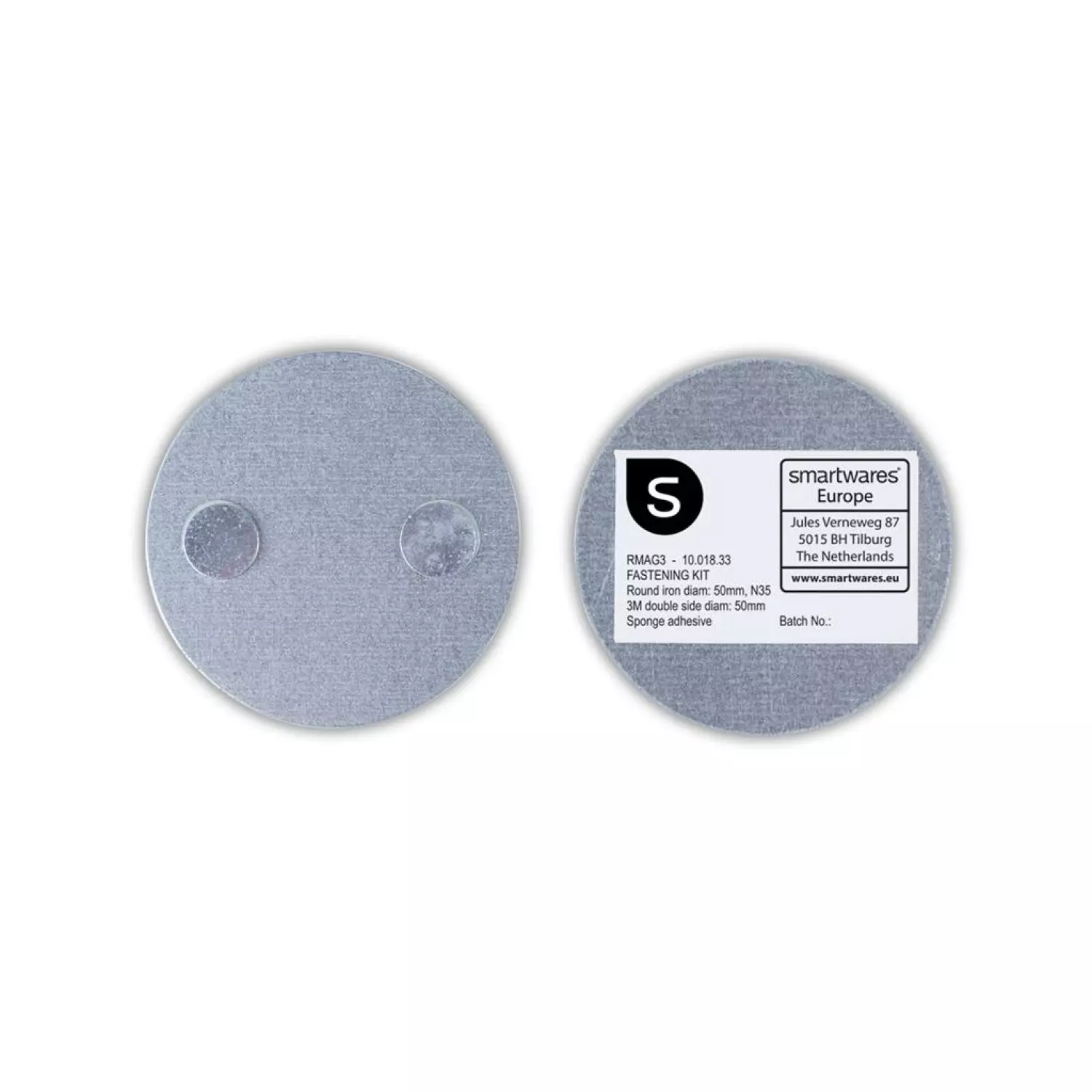Smartwares 10.018.33 - Kit de montage pour détecteur de fumée (2pcs)-image