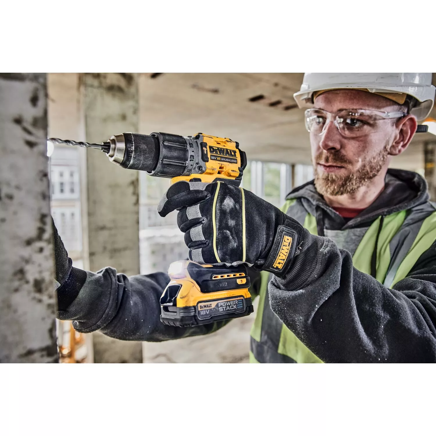 DeWALT DCD805E2T-QW 18V Li-ion XR Accu klopboor- /schroefmachine G3 set (2x Powerstack Accu) in TSTAK koffer-image