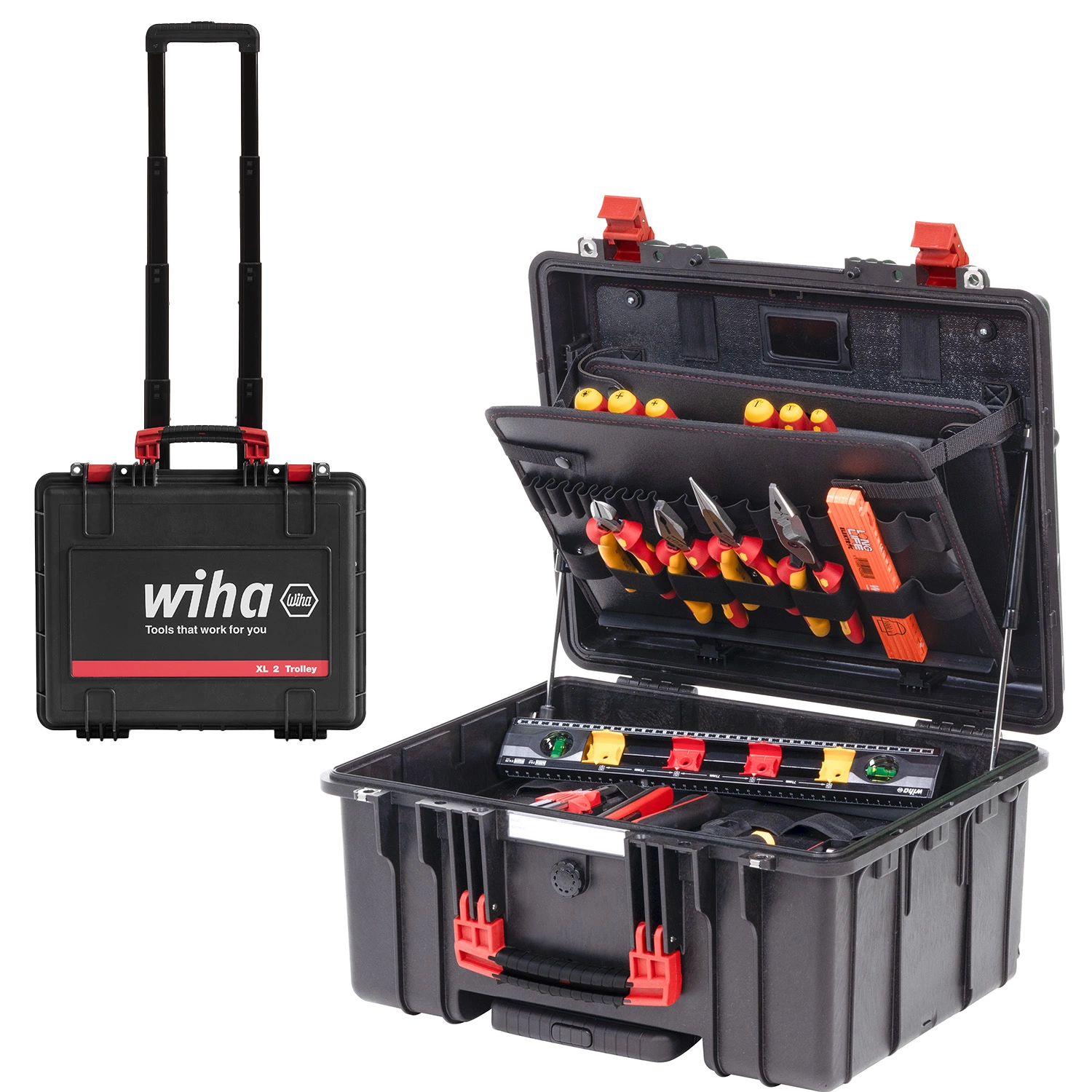 Wiha 45795 XL 2 Jeu d'outils électriques dans un chariot - 60 pièces-image
