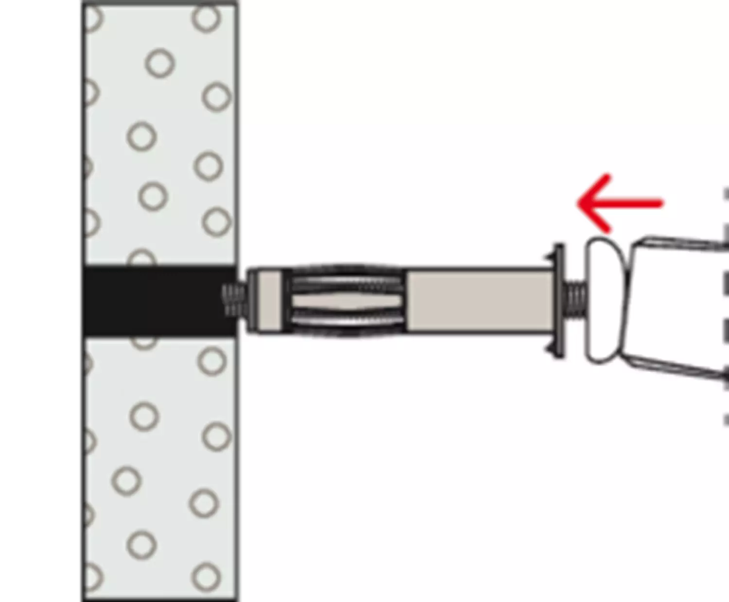 Fischer 519778 - Cheville métallique pour corps creux HM 6 x 52 S avec vis (50pcs) HM 6 x 52 S-image
