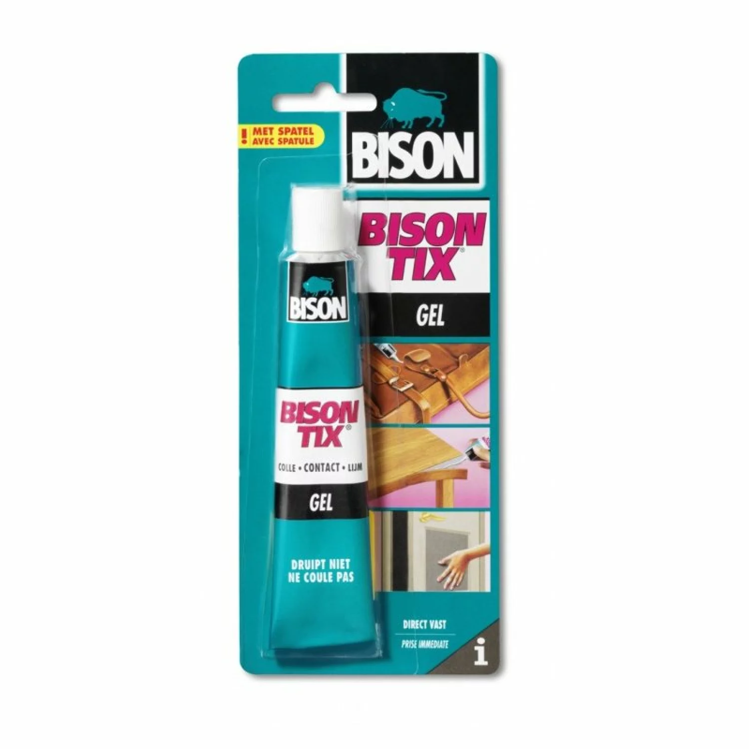 Bison 6305947 Bison Tix Colle de contact - Gel - Tube - 100ml-image