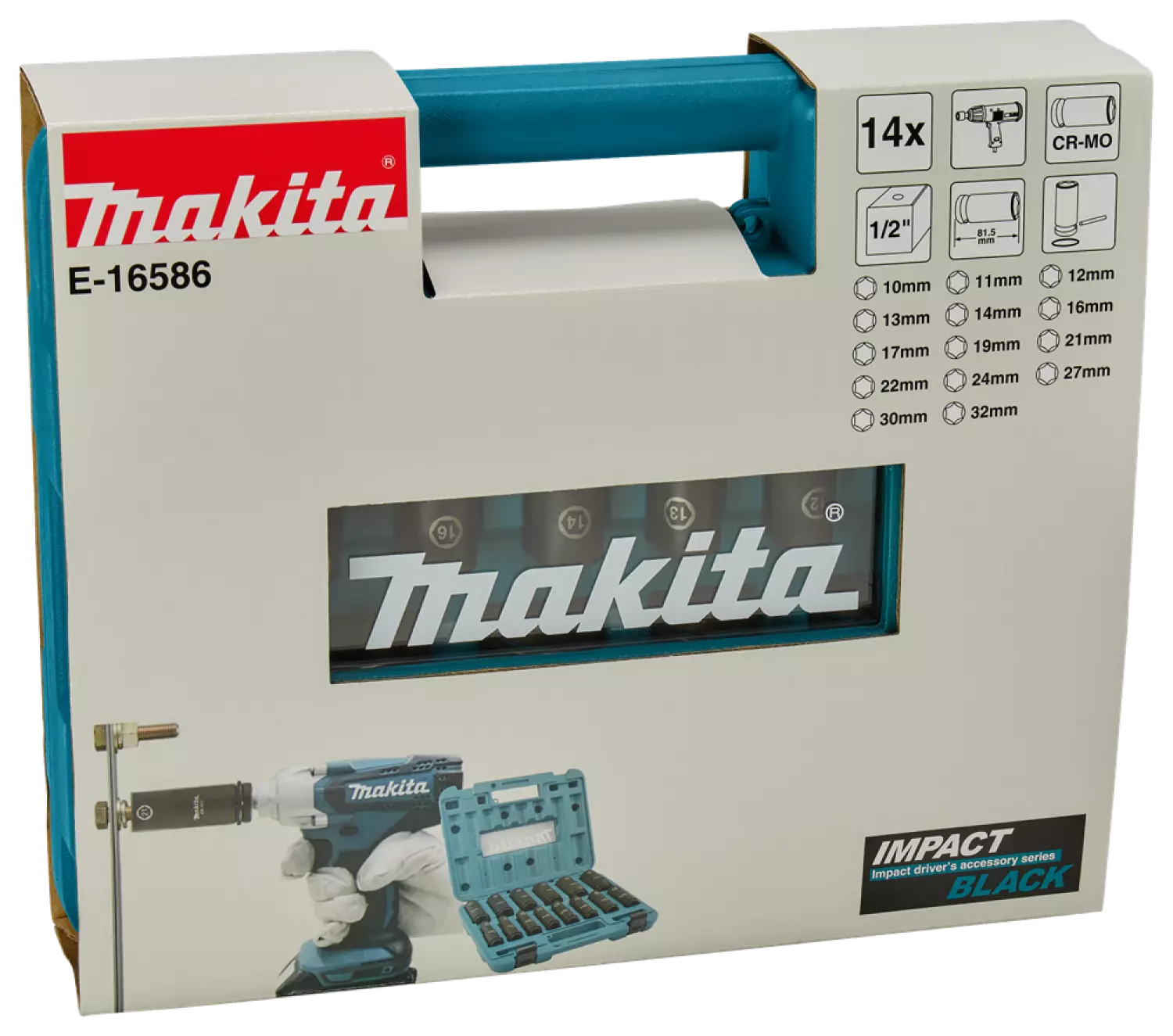 Makita E-16586 Krachtdoppenset IMP - 14-delig-image