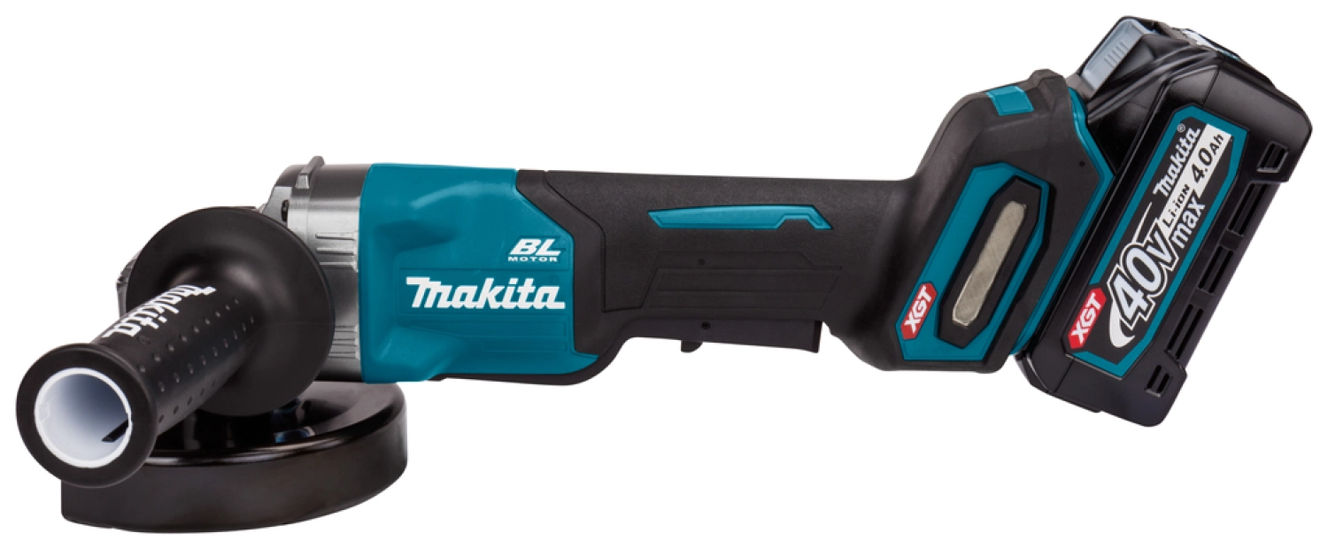 Makita GA016GM201 Meuleuse d'angle sans-fil - XGT 40V max Li-ion - 2 batteries 4,0 ah - Mbox - 125 mm - Brushless-image
