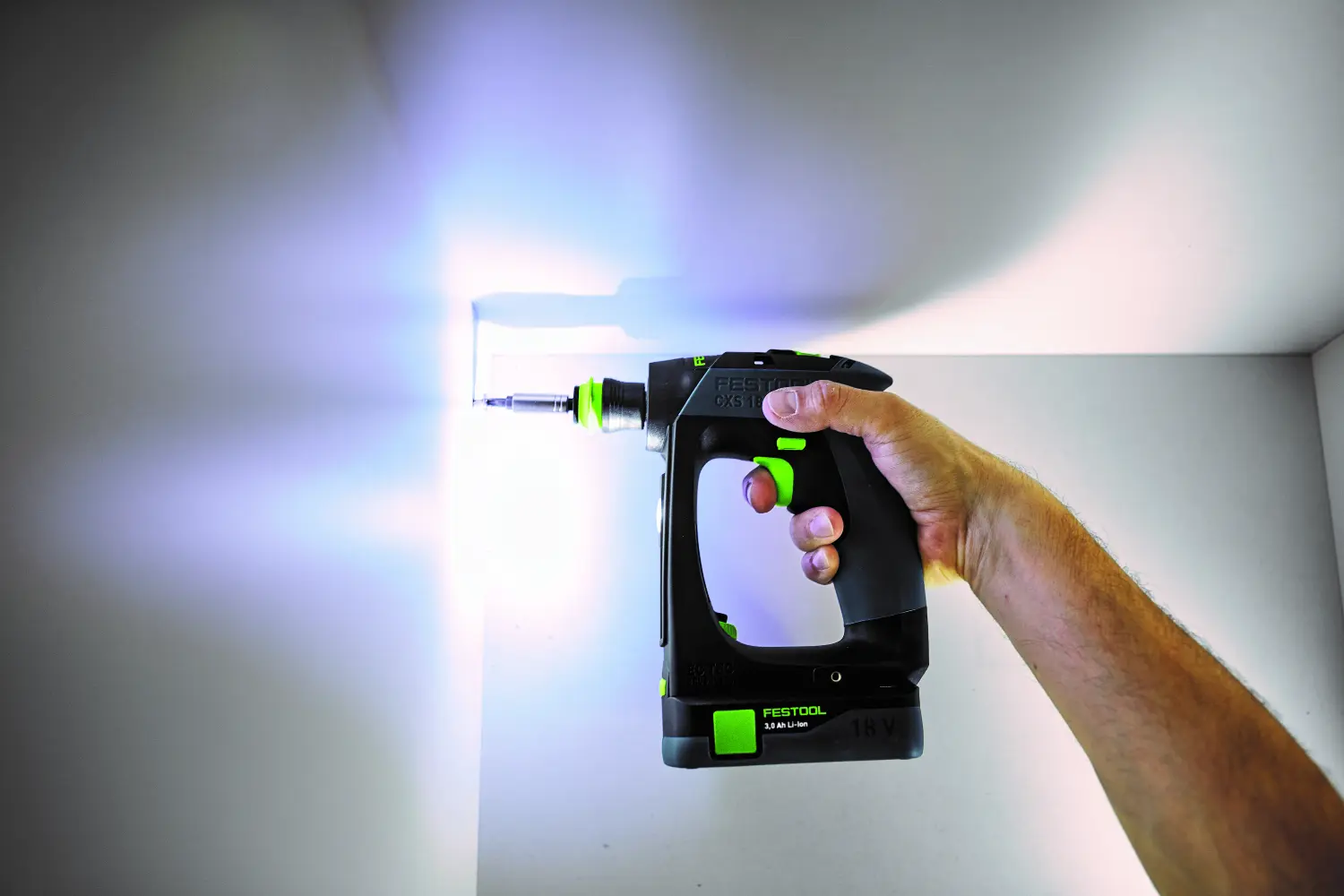 Festool 579354 CXS 18 TBX4,0 I-Set 18V Li-ion accu schroefboormachine set (2 x 4,0Ah) met bitcassette in systainer