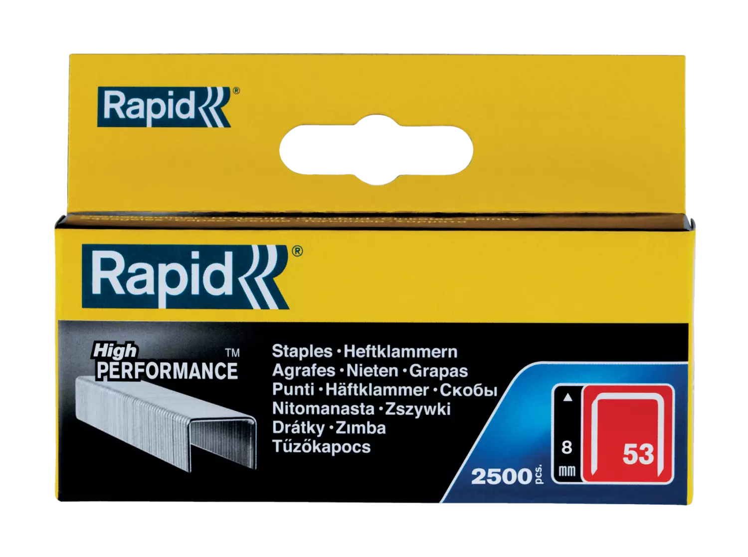 Rapid Dundraadnieten - 53/8mm - gegalvaniseerd - 2500st-image