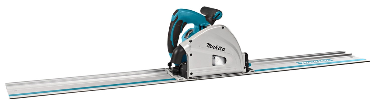 Makita SP6000J1X - Scie plongeante avec rail 1500 mm + étui et MAKPAC - 1300W - 165 mm-image