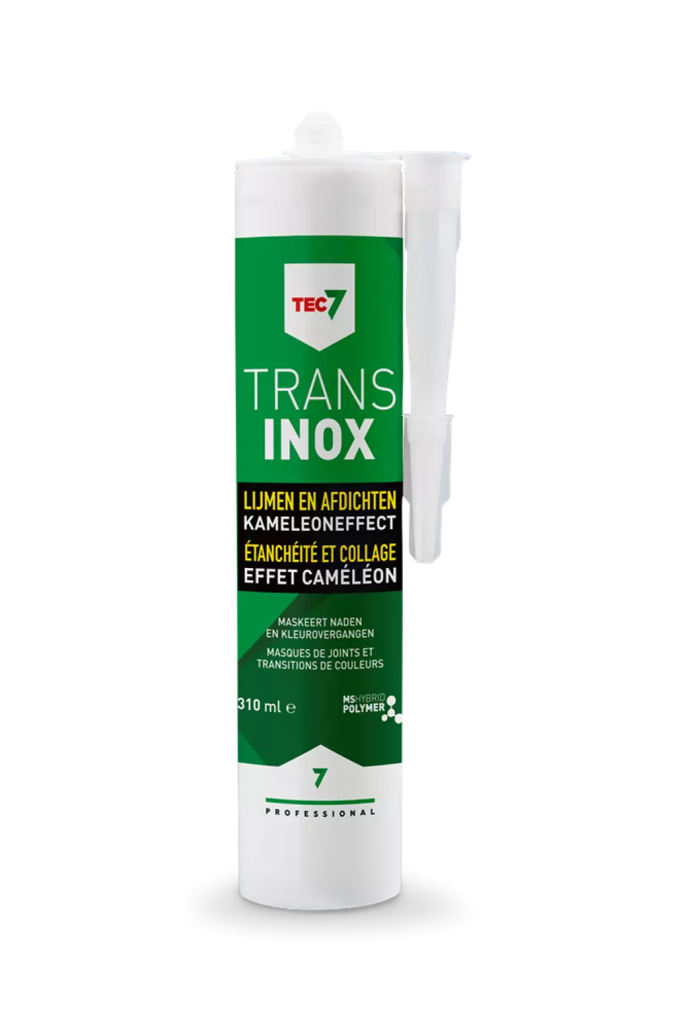 TEC7 Trans Inox - Transparante afdichtingskit met inox-pigment - 310ml-image