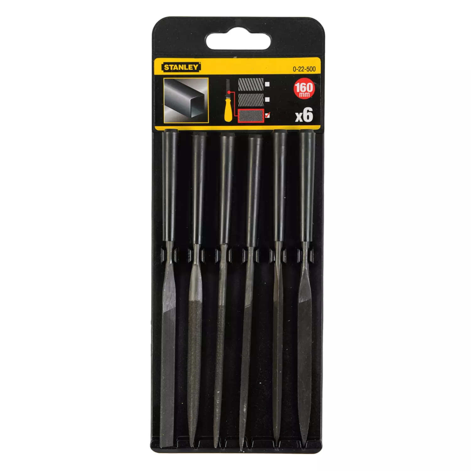 Stanley 0-22-500 - Jeu de Limes Aiguille 6pcs-image