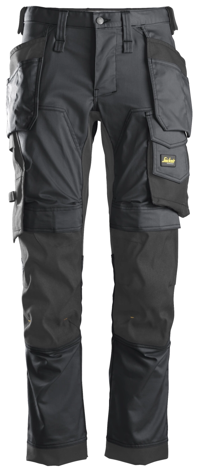 Snickers 6241 AllroundWork Stretch Werkbroek met Holsterzakken - Staal Grijs - Maat 050-image