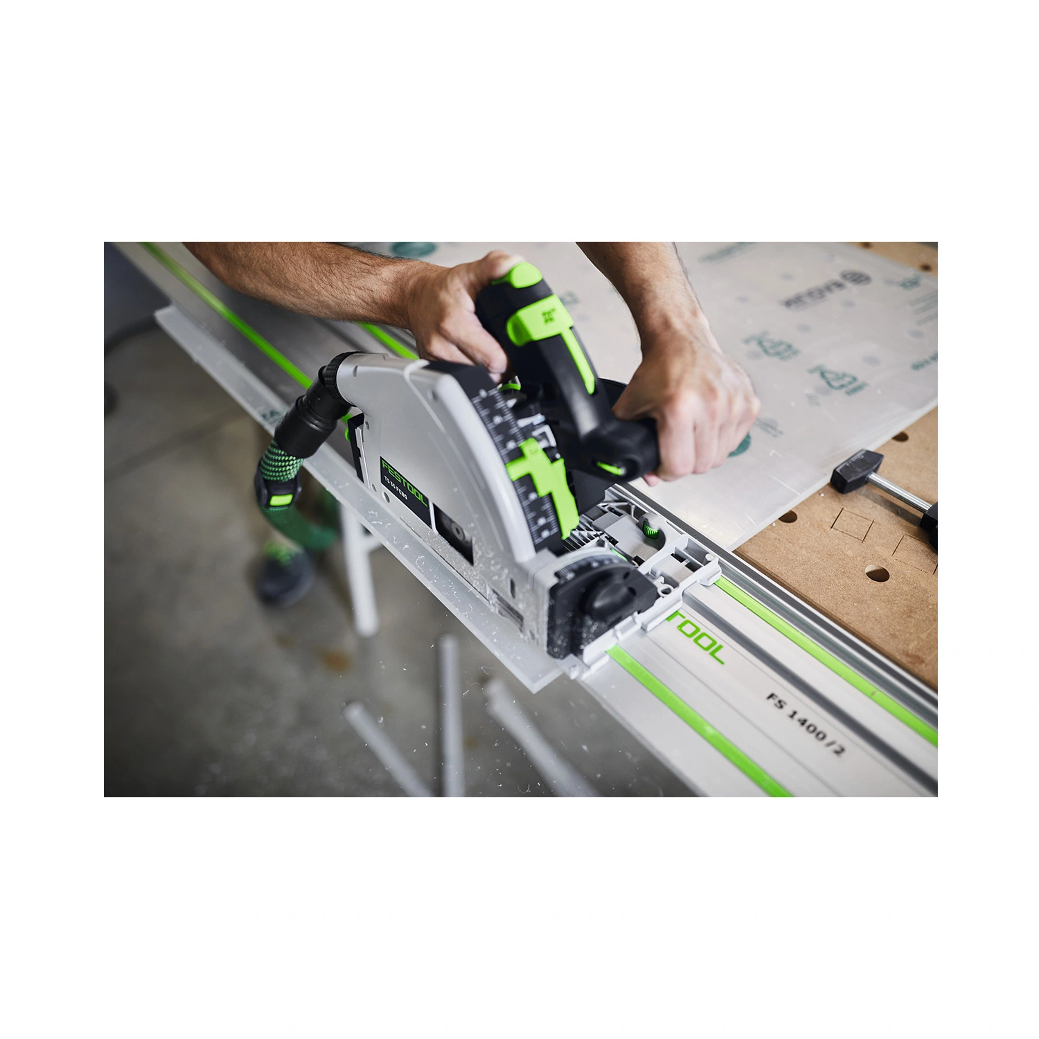 Festool TS 55 FEBQ-Plus Invalcirkelzaagmachine in systainer - 1200W - 160mm