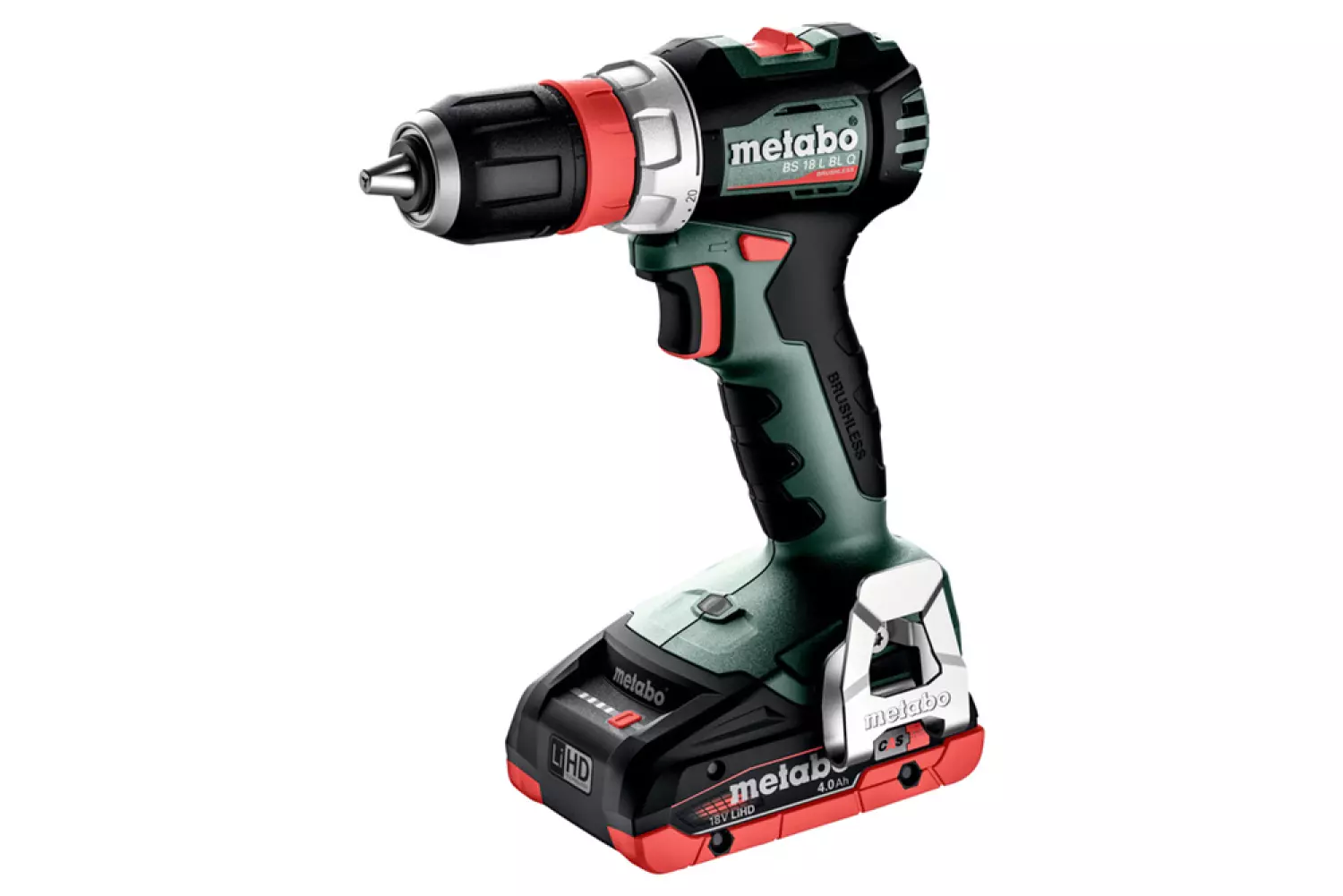 Metabo BS 18 L BL Quick 18V Li-ion accu schroef-/boormachine set (2x 4.0Ah accu) in MetaBox - 65Nm-image