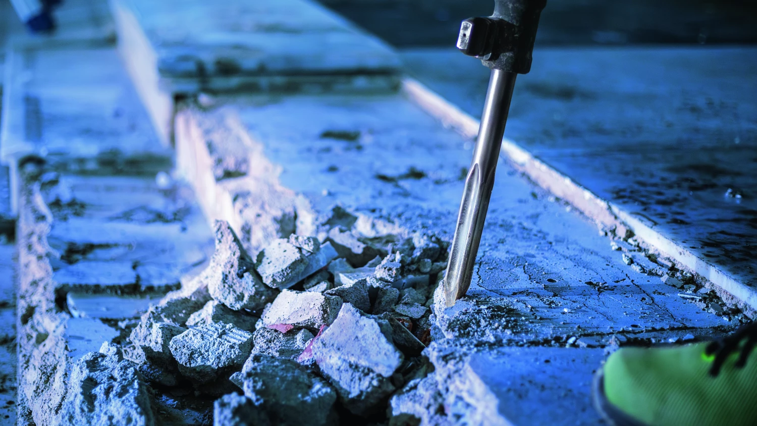 Bosch 2608690111 - Burin pointu à queue six pans, 30 x 400 mm-image