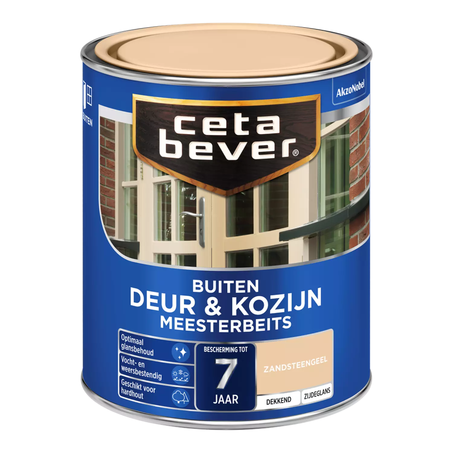 Cetabever Meesterbeits Deur En Kozijn Dekkend - Zandsteengeel - 0,75L-image