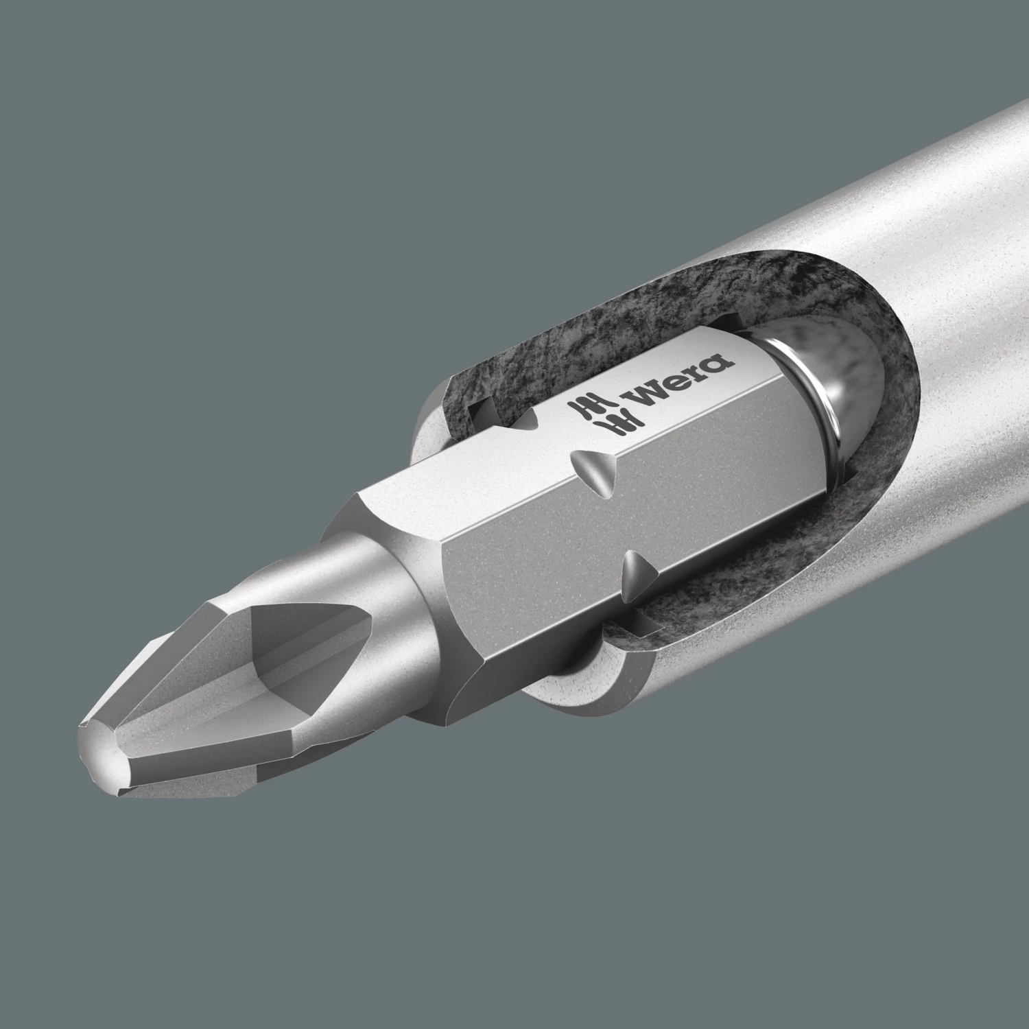 Wera 05051517001 Kraftform Kompakt 27 RA 1 Bitschroevendraaier - 6 in 1 multi-bit - met ratelfunctie-image