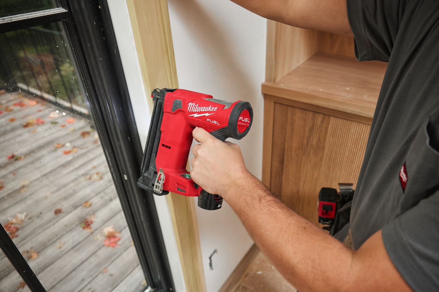 Milwaukee M12 FCN18GS-0X 12V Li-ion accu Rechte tacker body in HD Box - 18Ga-image