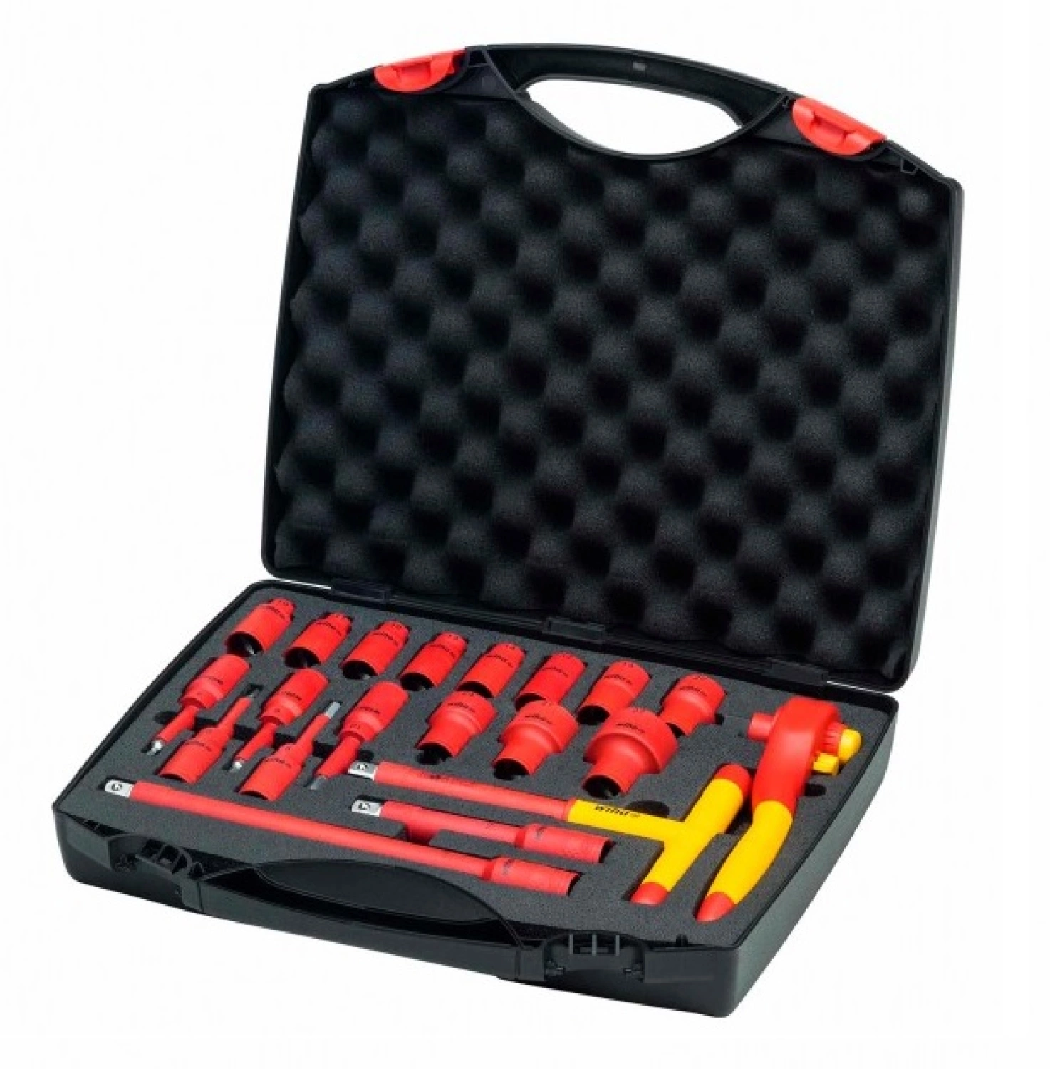 Wiha 7208N K2001 20-delige VDE Ratelsleutelset in koffer - 1/2"-image
