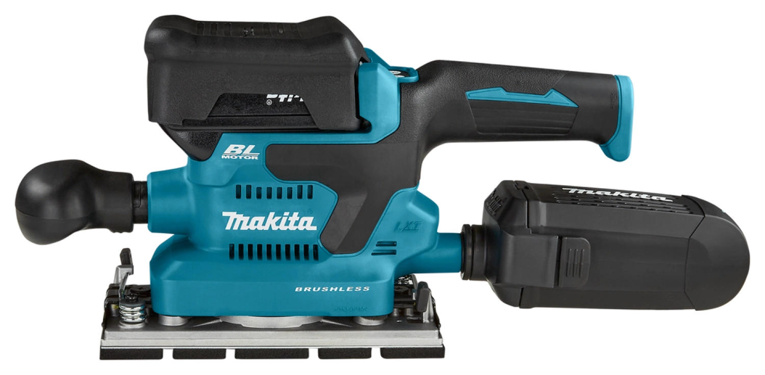 Makita DBO380RTJ 18V Li-ion accu vlakschuurmachine set (2x 5,0Ah) in Mbox - 93x230mm - koolborstelloos-image