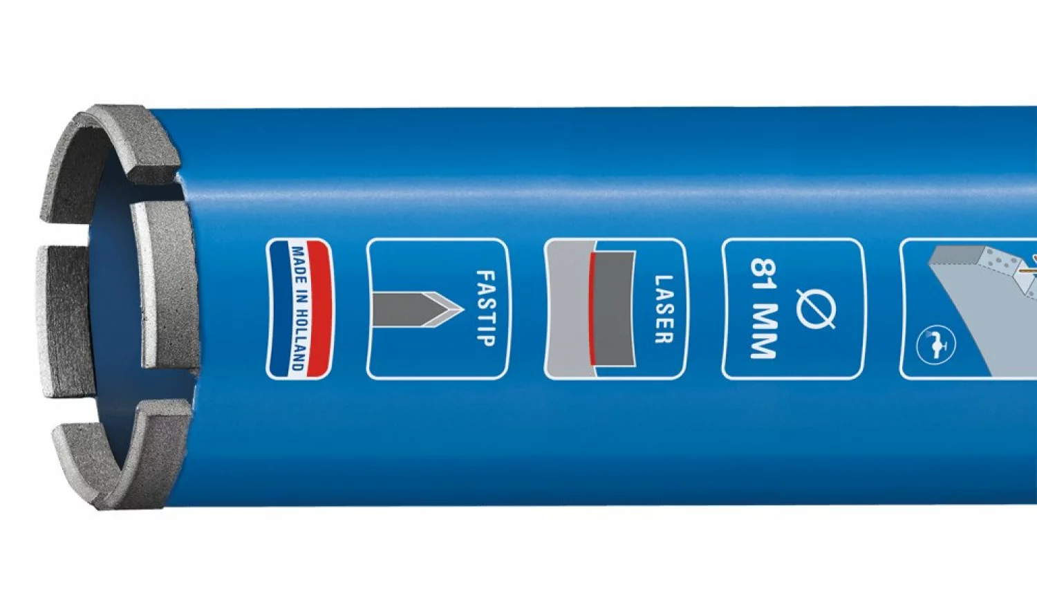 Carat EC05140050 Foret diamanté laser pour forage humide - Ø51x400xM30-image
