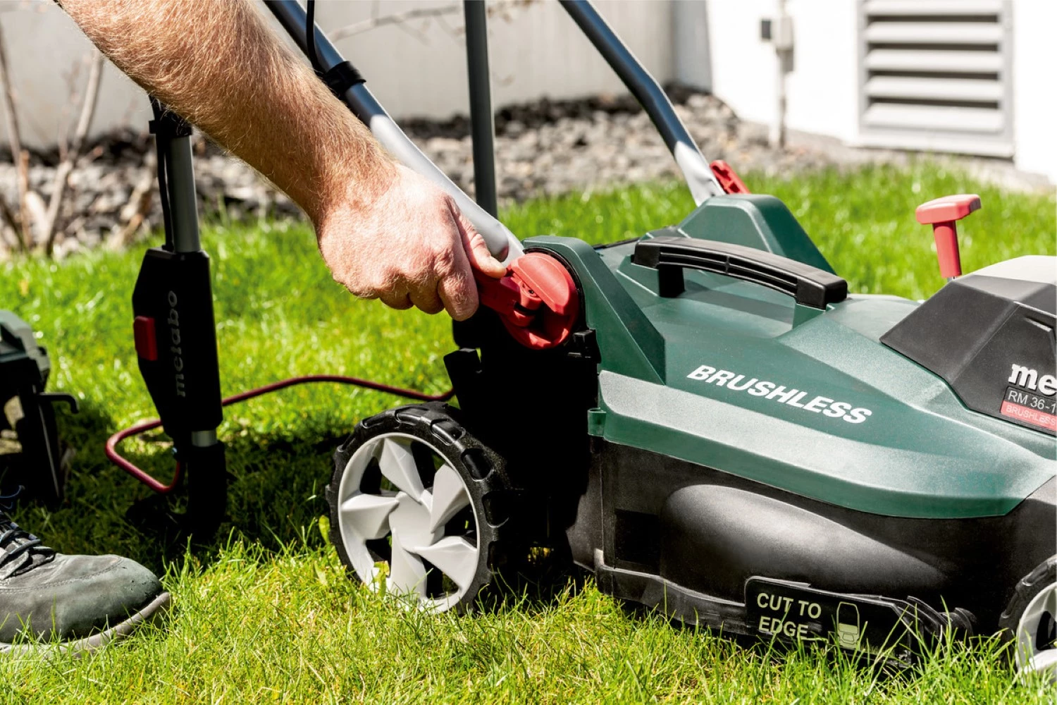 Metabo RM 36-18 LTX BL 36 18V Li-Ion Accu-grasmaaier set (2x 5.2Ah) - 36cm-image