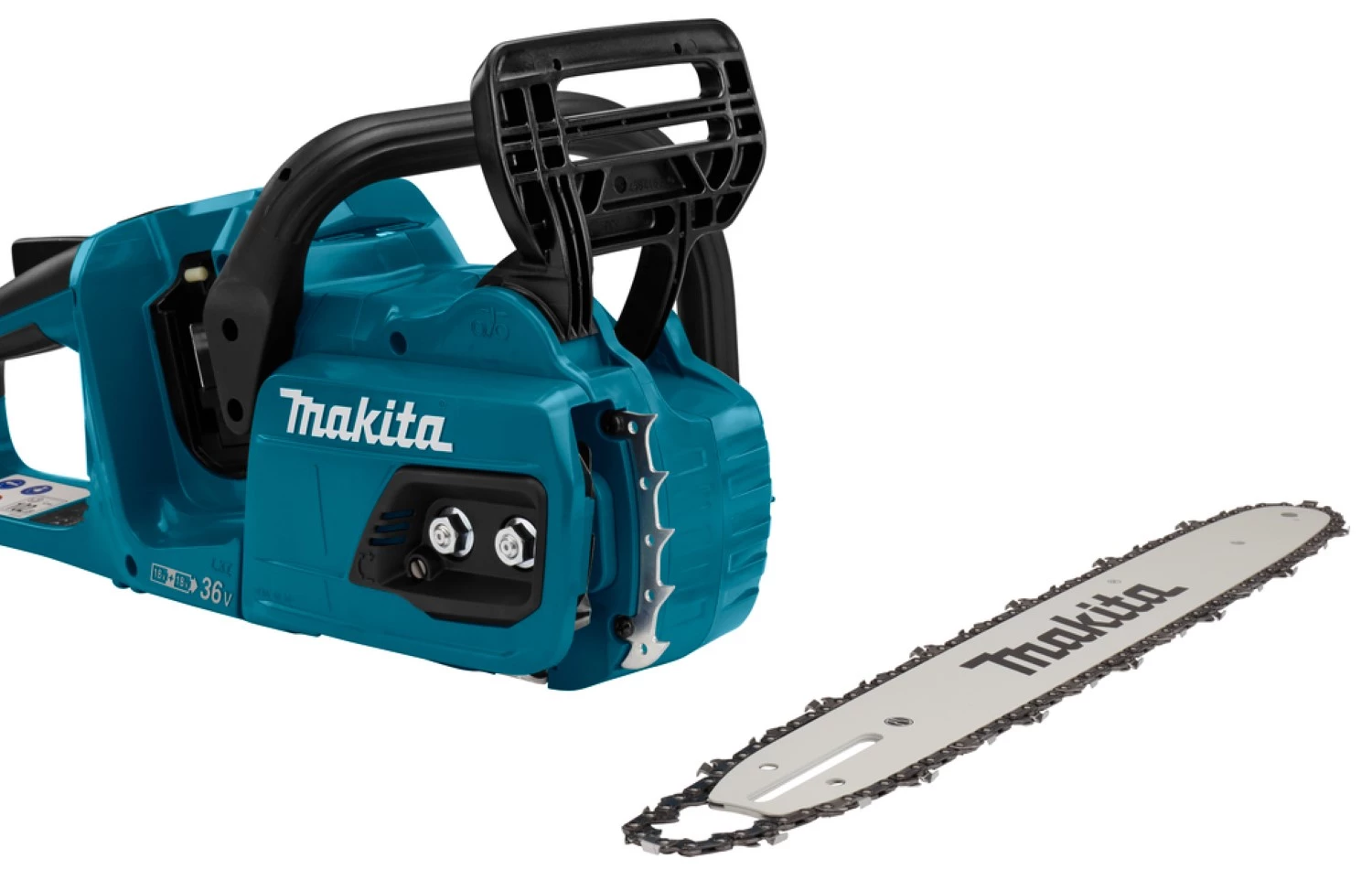 Makita DUC405PT4J LXT 2x18V Li-Ion accu kettingzaag set (4x 5.0Ah) in Mbox - 40cm-image