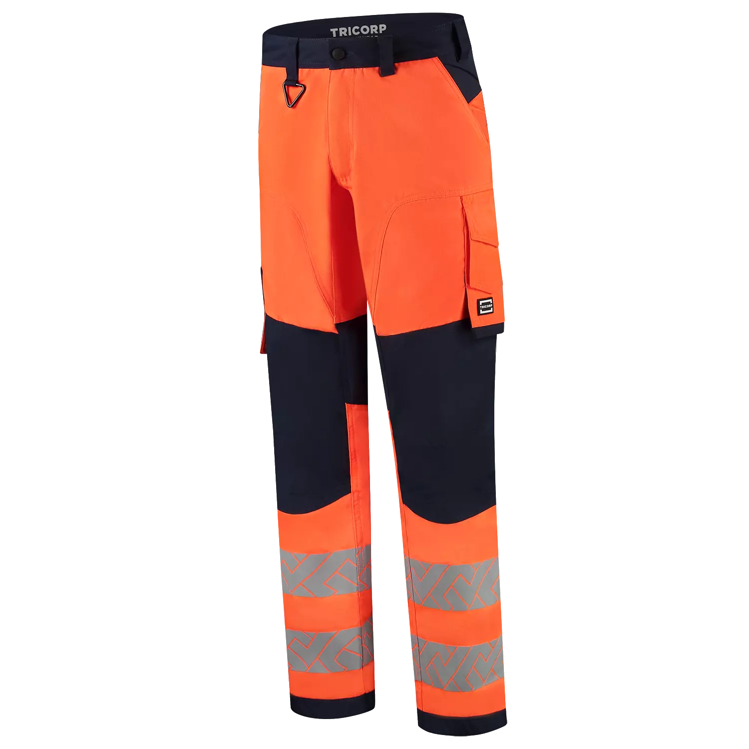 Tricorp 506119 Pantalon de travail Funct. Stretch High Vis Redefined - Renforts aux genoux - FluororangeInk - 54-image