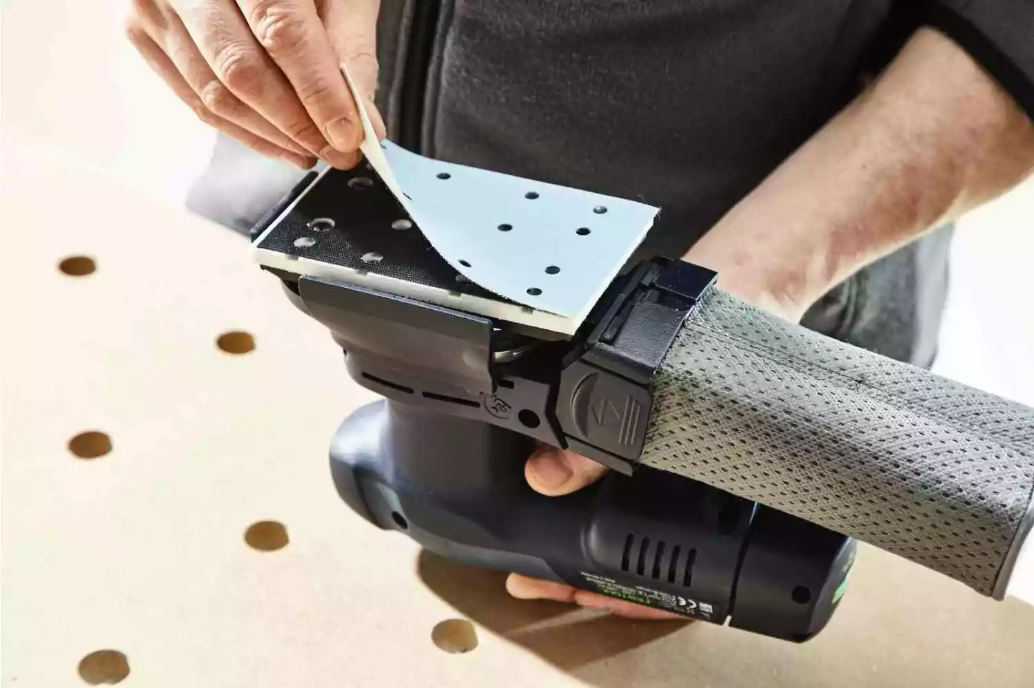 Festool RTSC 400 3.0 I-Plus 18V Li-Ion ponceuse orbitale sans fil (2x 3.0Ah) dans systainer - 80 x 130 mm-image