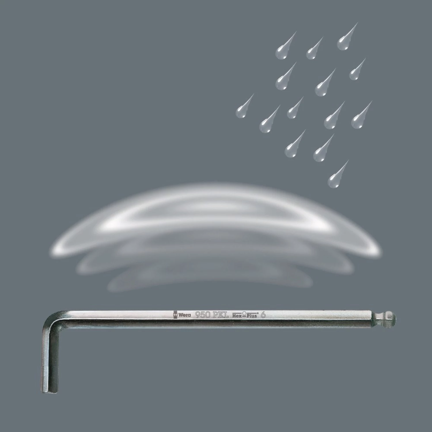 Wera 05073594001 9-delige 950/9 Hex-Plus 4 Inbussleutelset - 1,5-10mm-image